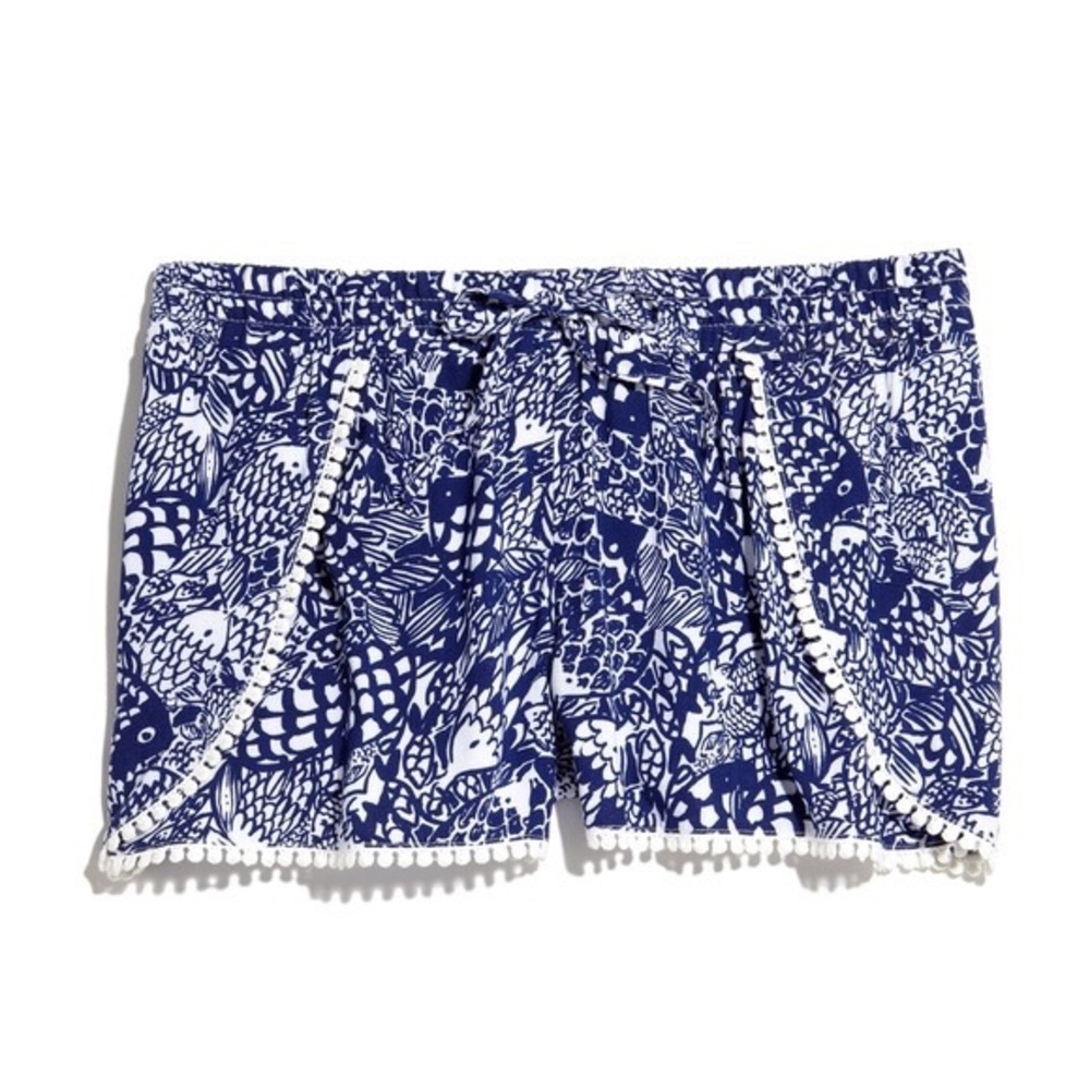 Lilly Pulitzer • Fish Print Drawstring Shorts